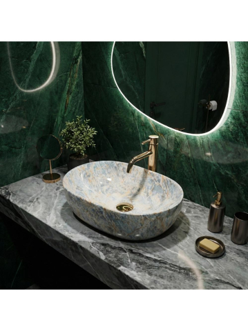 Lavoar pentru blat Rea Amelia Ruststone 48 [4]