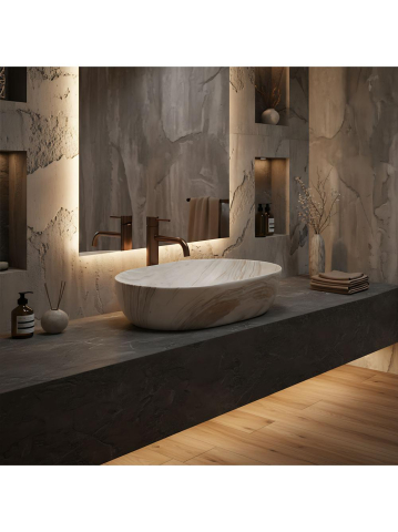 Lavoar pentru blat Rea Amelia Saturn 48 [4]