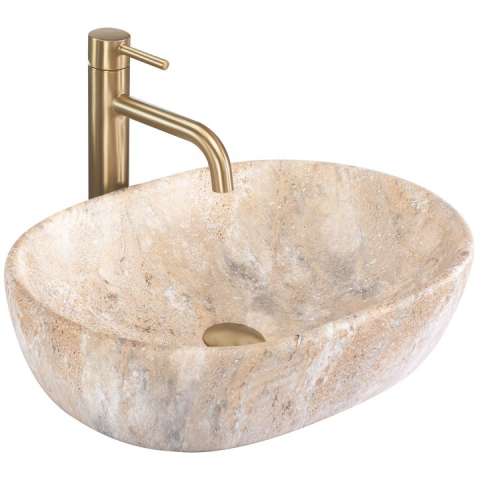 Obiecte Sanitare - Lavoar pentru blat Rea Amelia SAVANA MATT