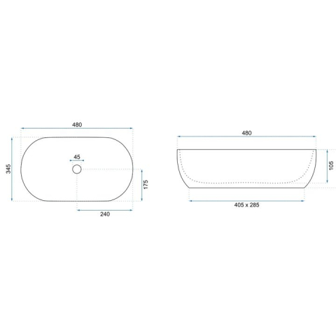 Lavoar pentru blat Rea Amelia WARM [5]