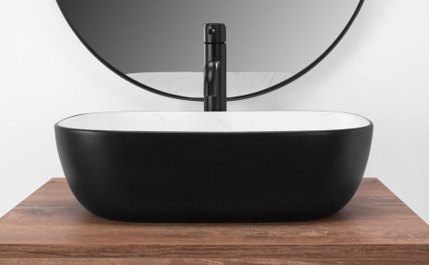 Lavoar pentru blat Rea Belinda Black Calala mat [3]