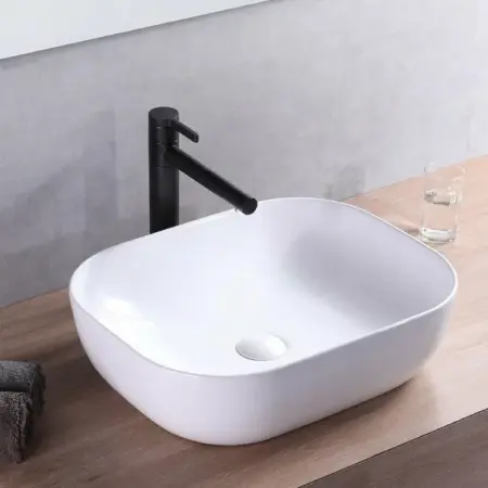 Obiecte Sanitare - Lavoar pentru blat Rea Mona Slim 51 cm