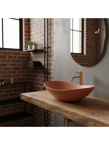 Lavoar pentru blat Rea Royal Cinnamon Matt [4]