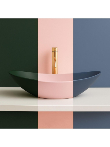 Lavoar pentru blat Rea Royal Cinnamon Matt [6]