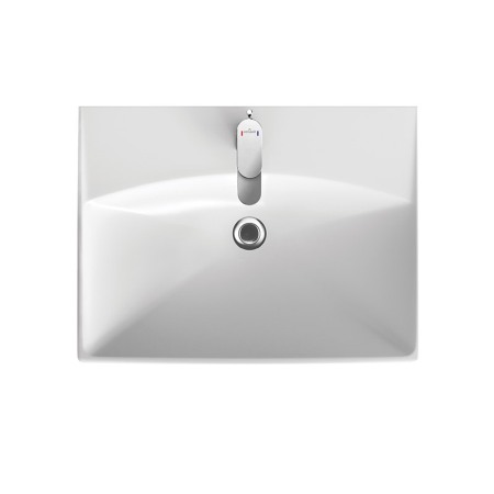 Lavoar pentru mobilier Cersanit, City, 60 cm, alb [4]