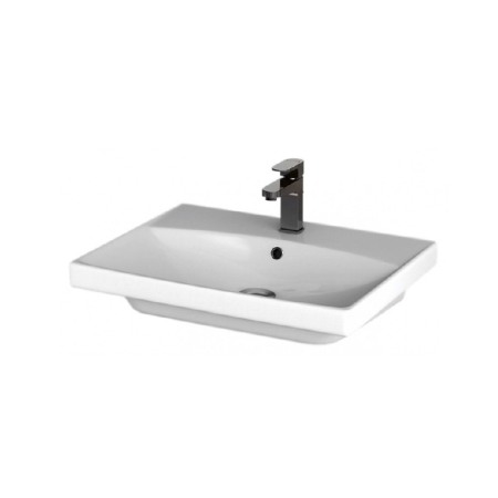 Obiecte Sanitare - Lavoar pentru mobilier Cersanit, City, 60 cm, alb