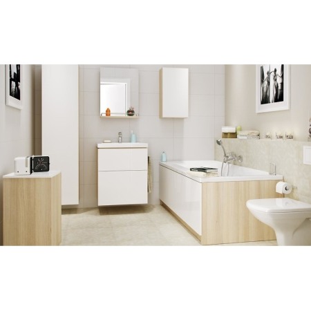 Lavoar pentru mobilier Cersanit, Como, 50 cm, alb [3]