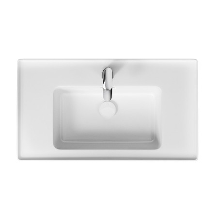 Lavoar pentru mobilier Cersanit, Crea, 80 cm, alb [2]
