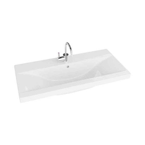 Lavoare - Lavoar pentru mobilier Spectrum, Canari, soft, 80 cm, alb