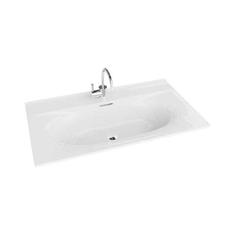 Lavoare - Lavoar pentru mobilier, Spectrum, Carolina, 80 cm, alb