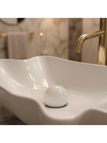 Lavoar REA Infinity + Dop Click-Clack alb [4]