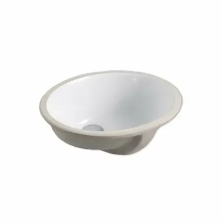 Lavoar sub blat Gala Egeo oval 57 cm alb lucios [1]
