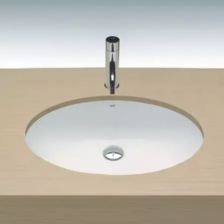 Lavoare sub blat - Lavoar sub blat Gala Egeo oval 57 cm alb lucios