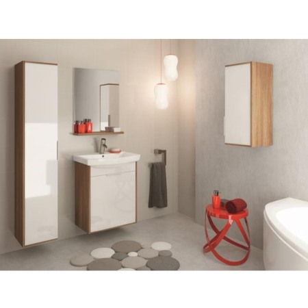 Lavoar suspendat Cersanit, Carina, 50 cm, alb [3]