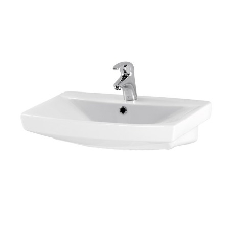 Lavoare pe perete - Lavoar suspendat Cersanit, Carina, 60 cm, alb