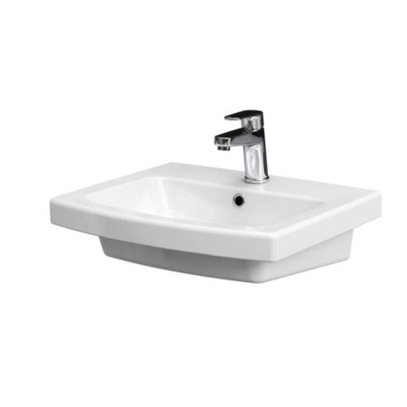 Lavoare pe perete - Lavoar suspendat Cersanit, Easy, 60 cm, alb
