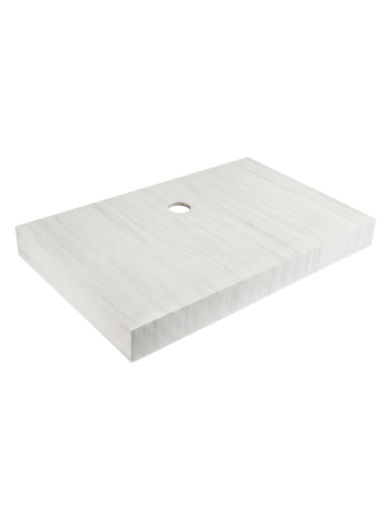 Lavoar suspendat cu raft Rea Apollo Muralto Roma 80 compozit cuart mat gri [1]