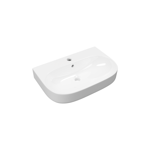 Lavoare pe perete - Lavoar suspendat Excellent Oceana 60x41 cm oval alb lucios