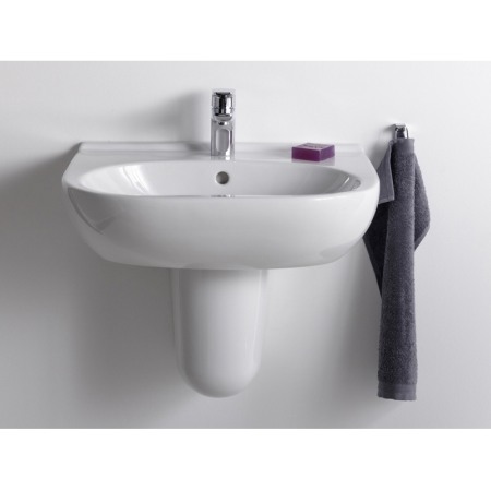Lavoar suspendat Villeroy & Boch, O.Novo, cu preaplin, 65 cm, alb alpin [2]