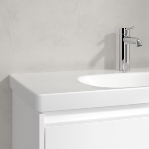 Lavoar suspendat Villeroy & Boch Skyla 100 cm, TitanCeram, CeramicPlus, alb alpin [5]