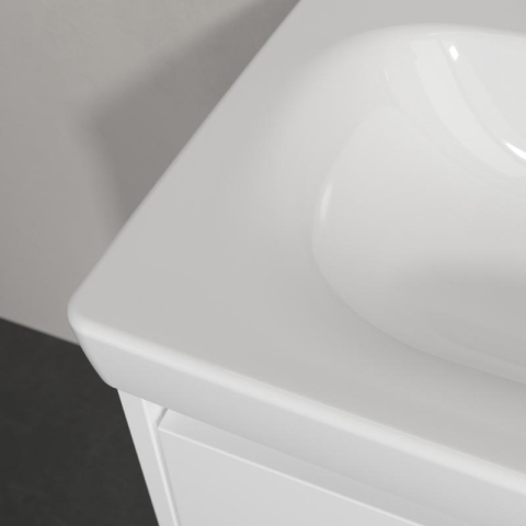 Lavoar suspendat Villeroy&Boch Skyla 60 cm, CeramicPlus, alb alpin [4]
