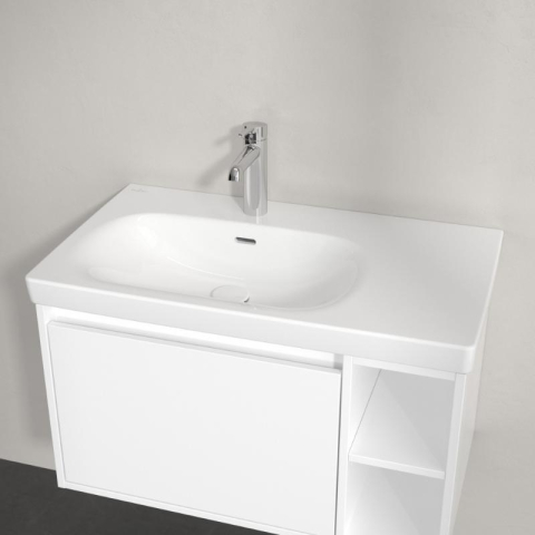 Lavoar suspendat Villeroy & Boch Skyla 80 cm, TitanCeram, CeramicPlus, alb alpin [2]