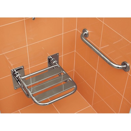 Maner Cersanit, Etiuda, simplu de sprijin, 40 cm, inox [1]