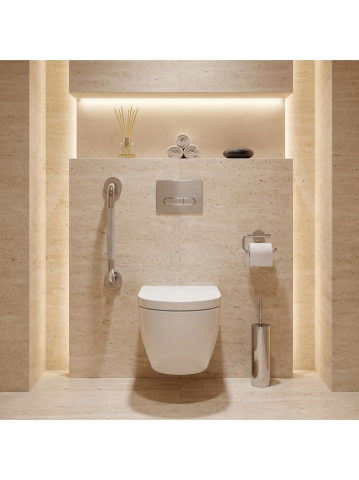 Maner de baie anti-alunecare 104 crom inox 430mm montaj suruburi [4]