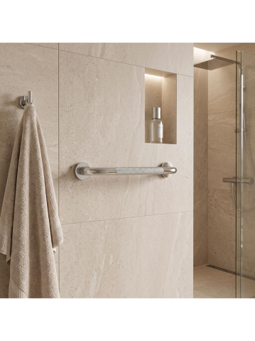 Maner de baie anti-alunecare 104 crom inox 430mm montaj suruburi [5]