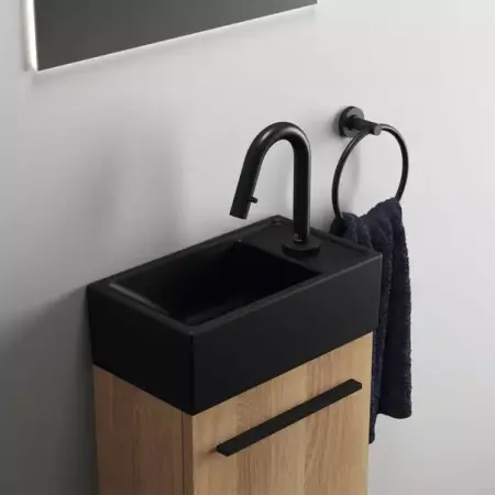 Maner pentru mobilier Ideal Standard i.life negru mat 27 cm [1]