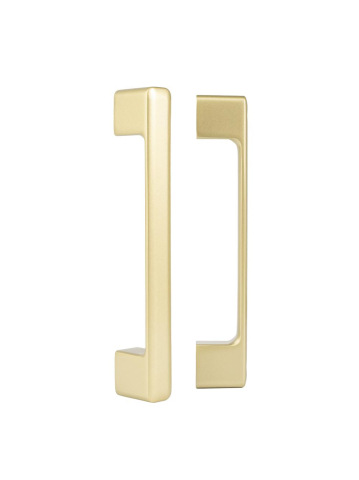 Cabine de dus dreptunghiulare - Maner usa dus Rea 02 auriu periat alama 170mm montaj suruburi