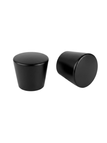 Maner usa dus Rea 03 negru mat alama 34x29 mm montaj suruburi [7]