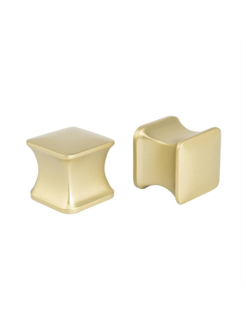 Cabine de dus dreptunghiulare - Maner usa dus Rea 04 auriu periat alama 30x28x30 mm montaj suruburi