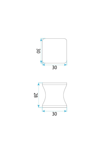 Maner usa dus Rea 04 crom alama 30x28x30 mm [9]