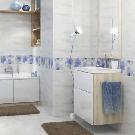 Mobilier Cersanit, Smart, pentru lavoar Smart, cu doua sertare, 80 cm, alb [3]