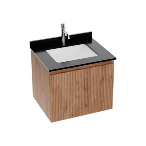 Seturi de mobilier si lavoar - Mobilier cu lavoar sub blat, Spectrum, Asturias 60, riflat, lemn
