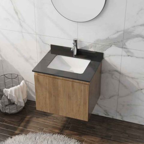 Mobilier cu lavoar sub blat, Spectrum, Asturias 60, riflat, lemn [2]