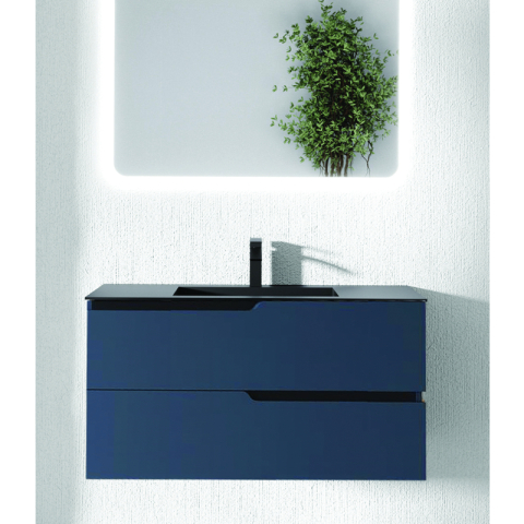 Mobilier pentru lavoar încastrat Fluminia Bari 60 cm bleumarin [1]