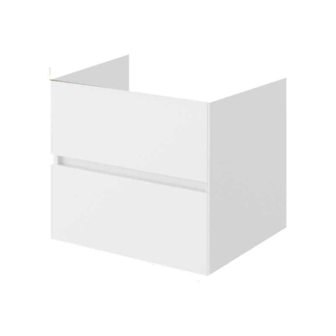 Mobilier Lavoar baie - Mobilier pentru lavoar pe blat, Fluminia, Genova, 60 cm, alb lucios