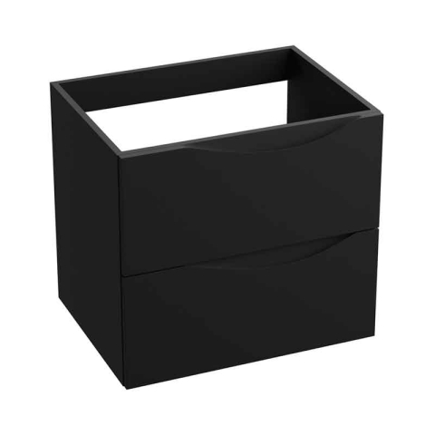 Mobilier Lavoar baie - Mobilier pentru lavoar Spectrum, Carolina 60, negru mat