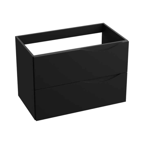 Mobilier Lavoar baie - Mobilier pentru lavoar Spectrum, Carolina 80, negru mat
