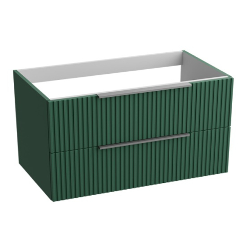 Mobilier Lavoar baie - Mobilier pentru lavoar Spectrum, Omaha 80, riflat, verde mat