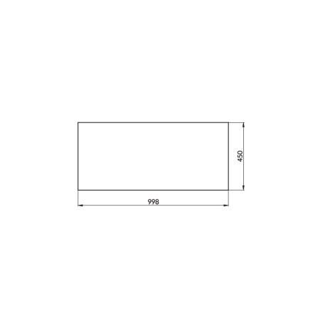 Mobilier suspendat Cersanit, Crea, pentru lavoar pe blat, 100 cm, alb [2]
