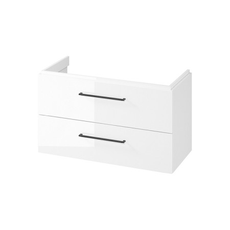 Mobilier suspendat, Cersanit, Larga, dreptunghiular, 100 cm, alb [2]