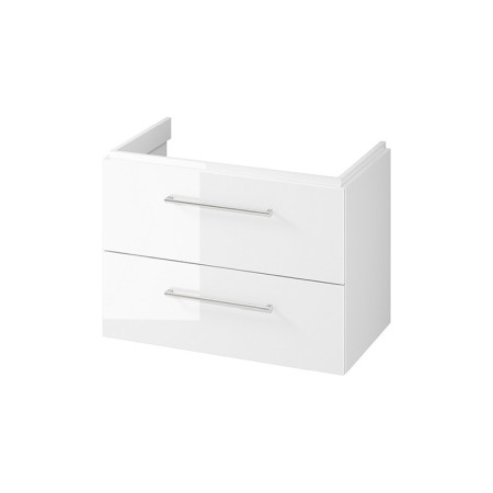 Mobilier Baie - Mobilier suspendat, Cersanit, Larga, dreptunghiular, 80 cm, alb