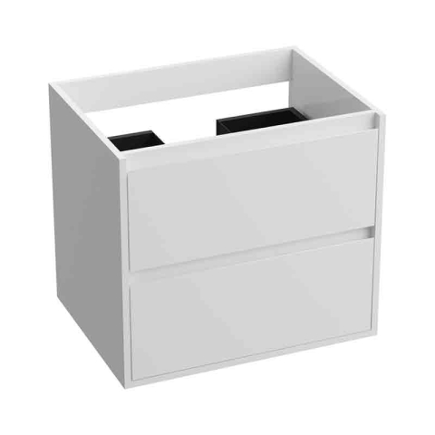 Mobilier Lavoar baie - Mobilier suspendat pentru lavoar, Spectrum, Manitoba, 60 cm, alb