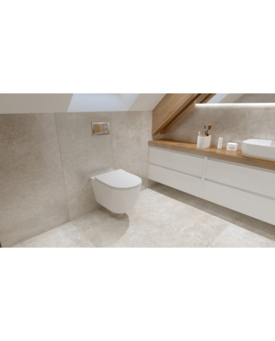 Mobilier suspendat pentru lavoar, Spectrum, Manitoba, 80 cm, alb [2]