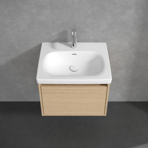Mobilier suspendat pentru lavoar Villeroy & Boch Skyla 60 cm, 1 sertar Soft Close, nordic oak [3]