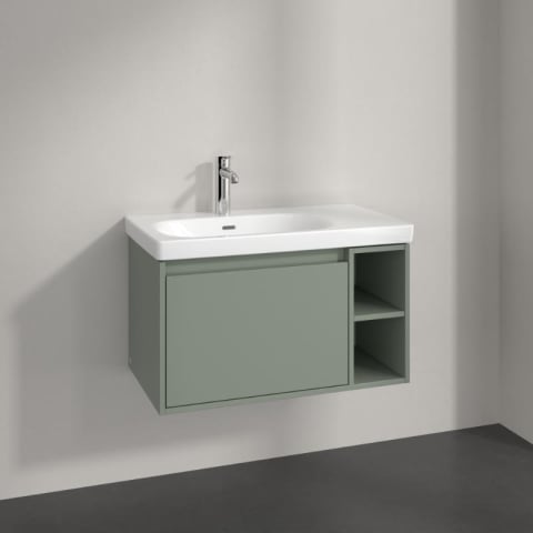 Mobilier suspendat pentru lavoar Villeroy & Boch Skyla 77,2 cm, Soft Close, soft green [1]