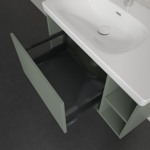 Mobilier suspendat pentru lavoar Villeroy & Boch Skyla 77,2 cm, Soft Close, soft green [5]